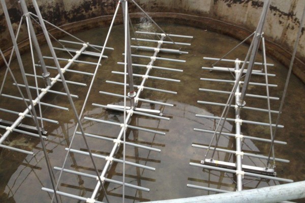 Sistema de aeração por ar difuso tipo tubo removível skid 5